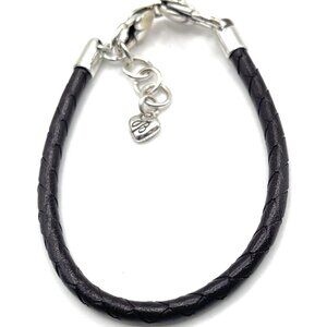 Brighton black leather Charm Bracelet - 5351